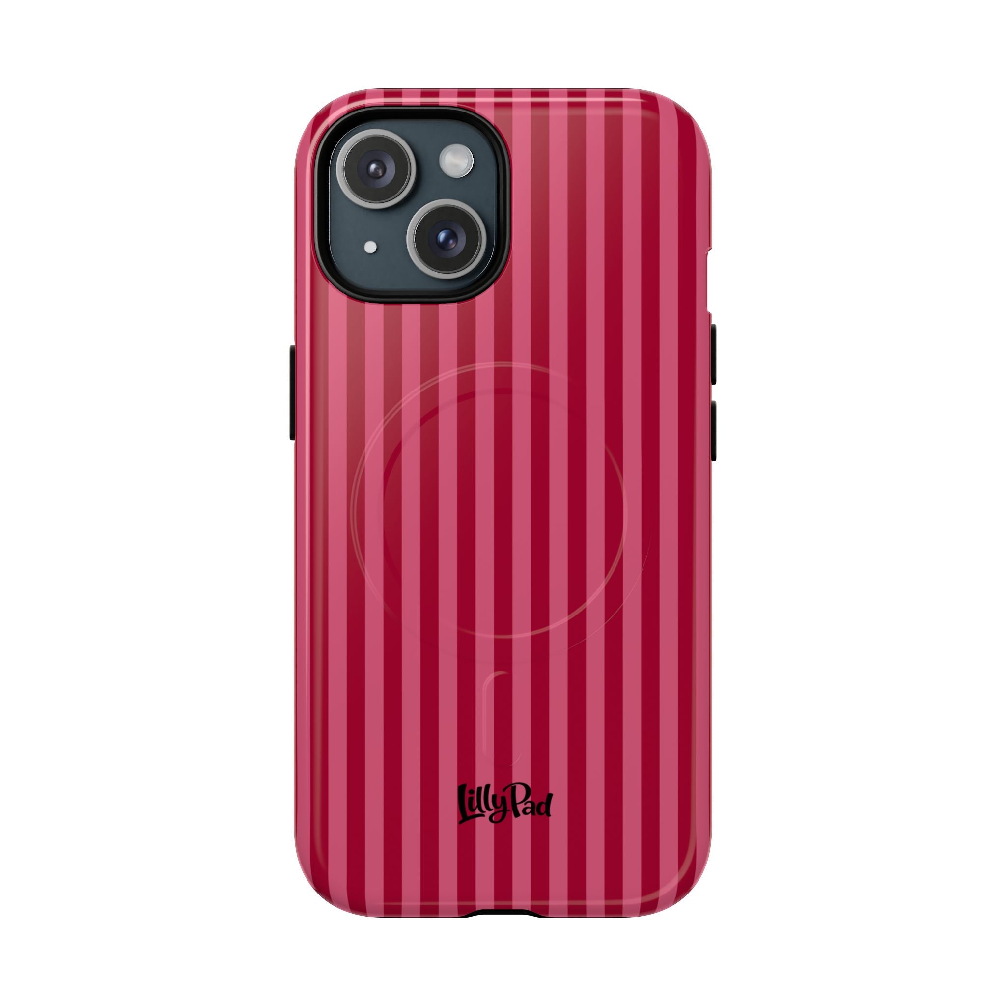 Red Vertical Stripe Phone Case | Tough Magnetic Case