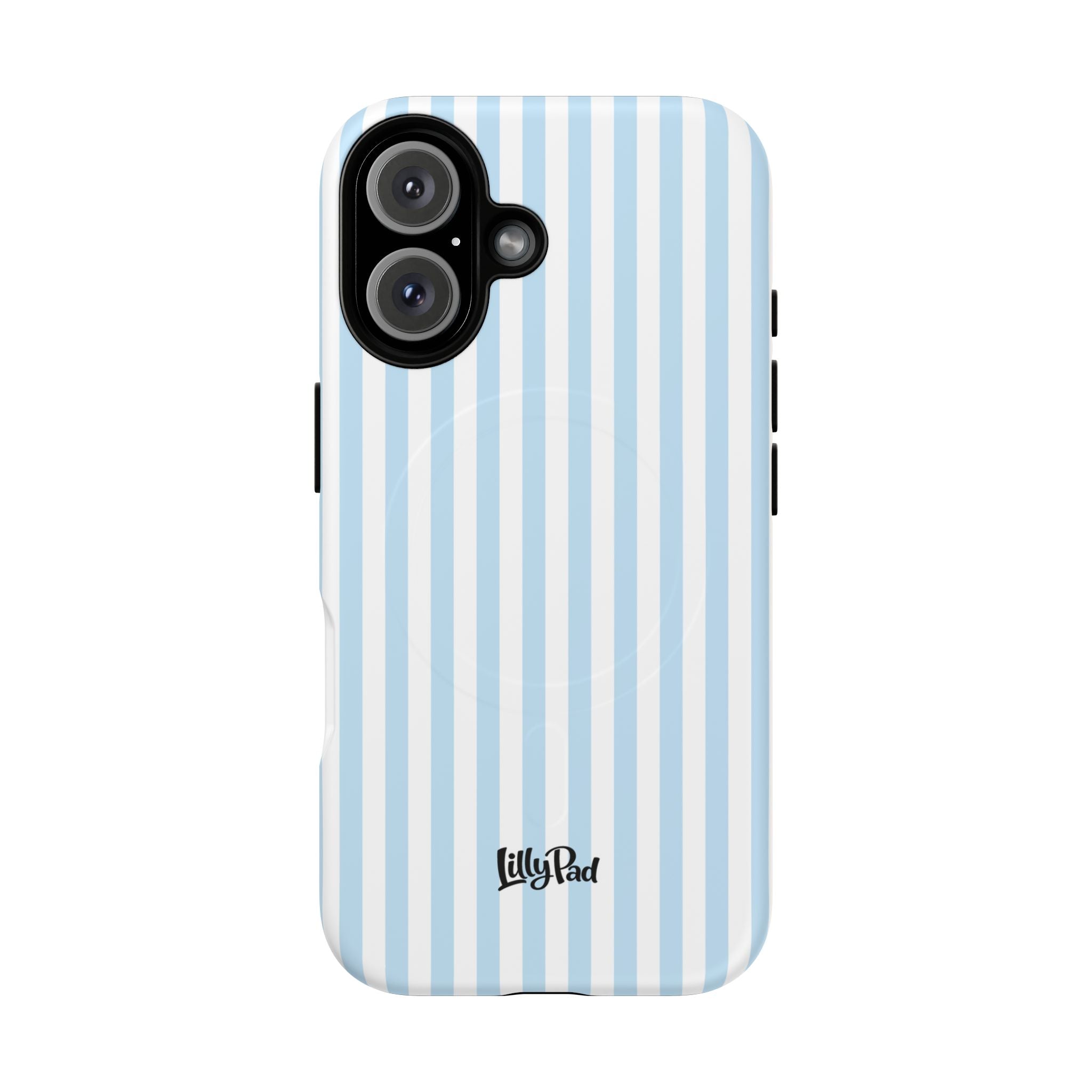 Blue Striped Pattern Phone Case | Tough Magnetic Case