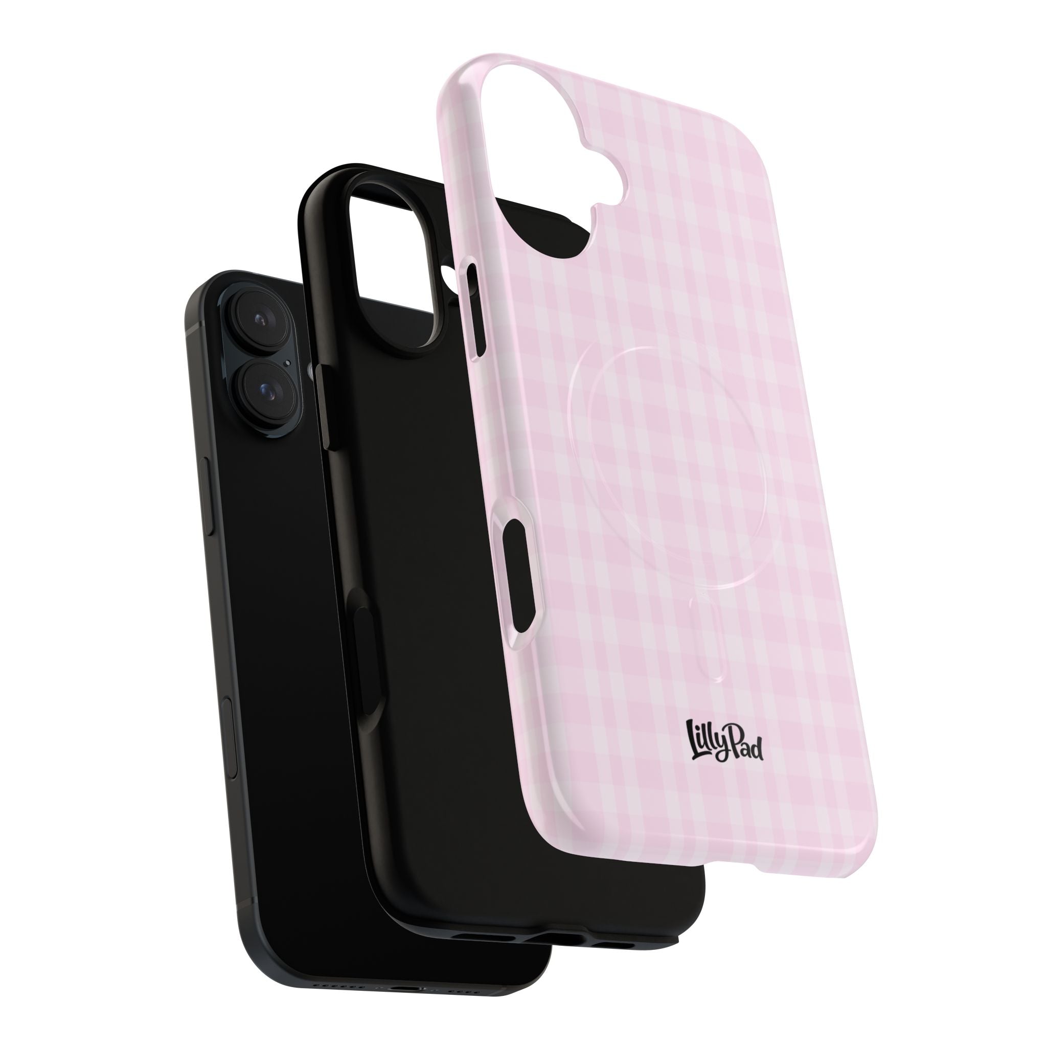 Pink Gingham Phone Case | Tough Magnetic Case