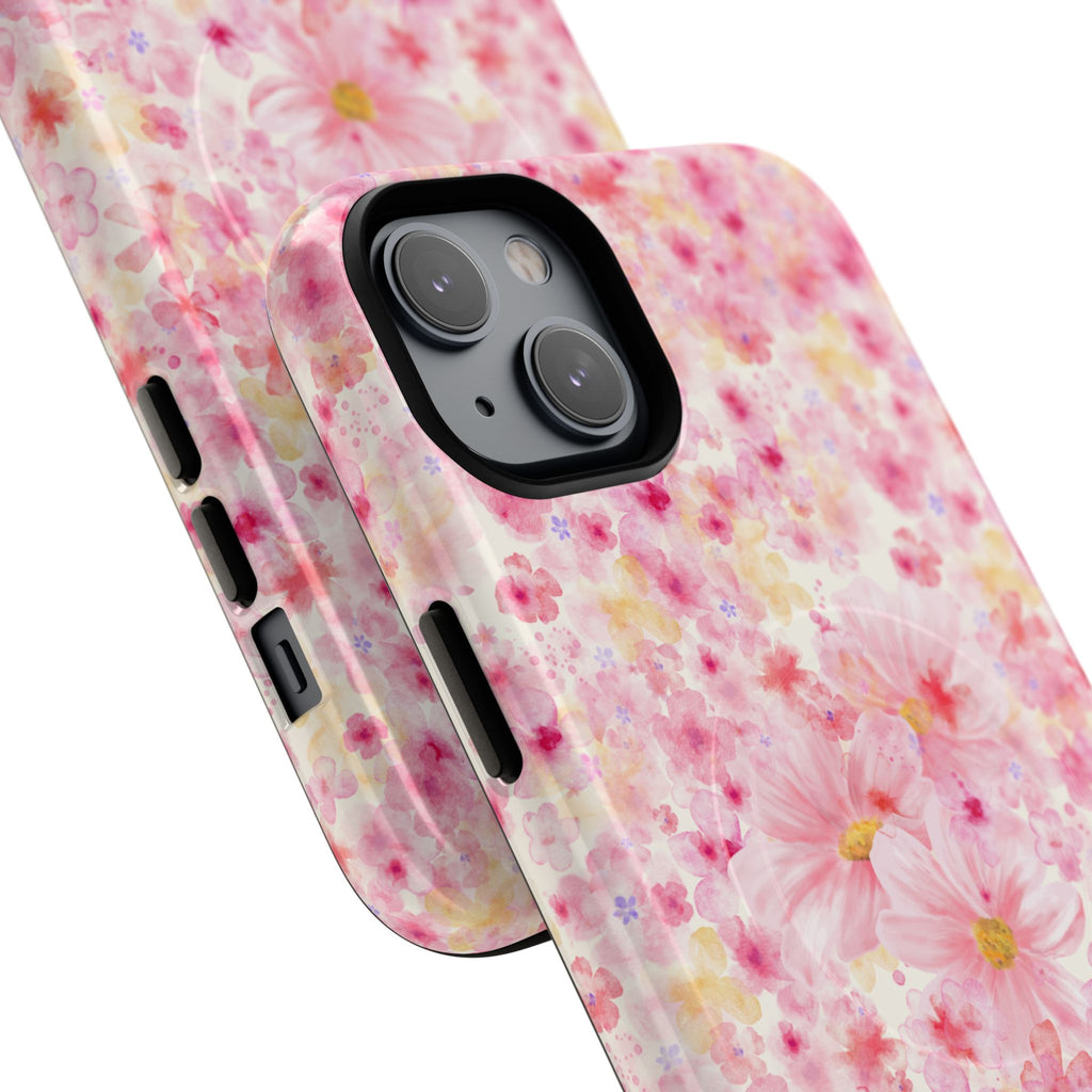Pink Cherry Blossom Phone Case | Tough Magnetic Case