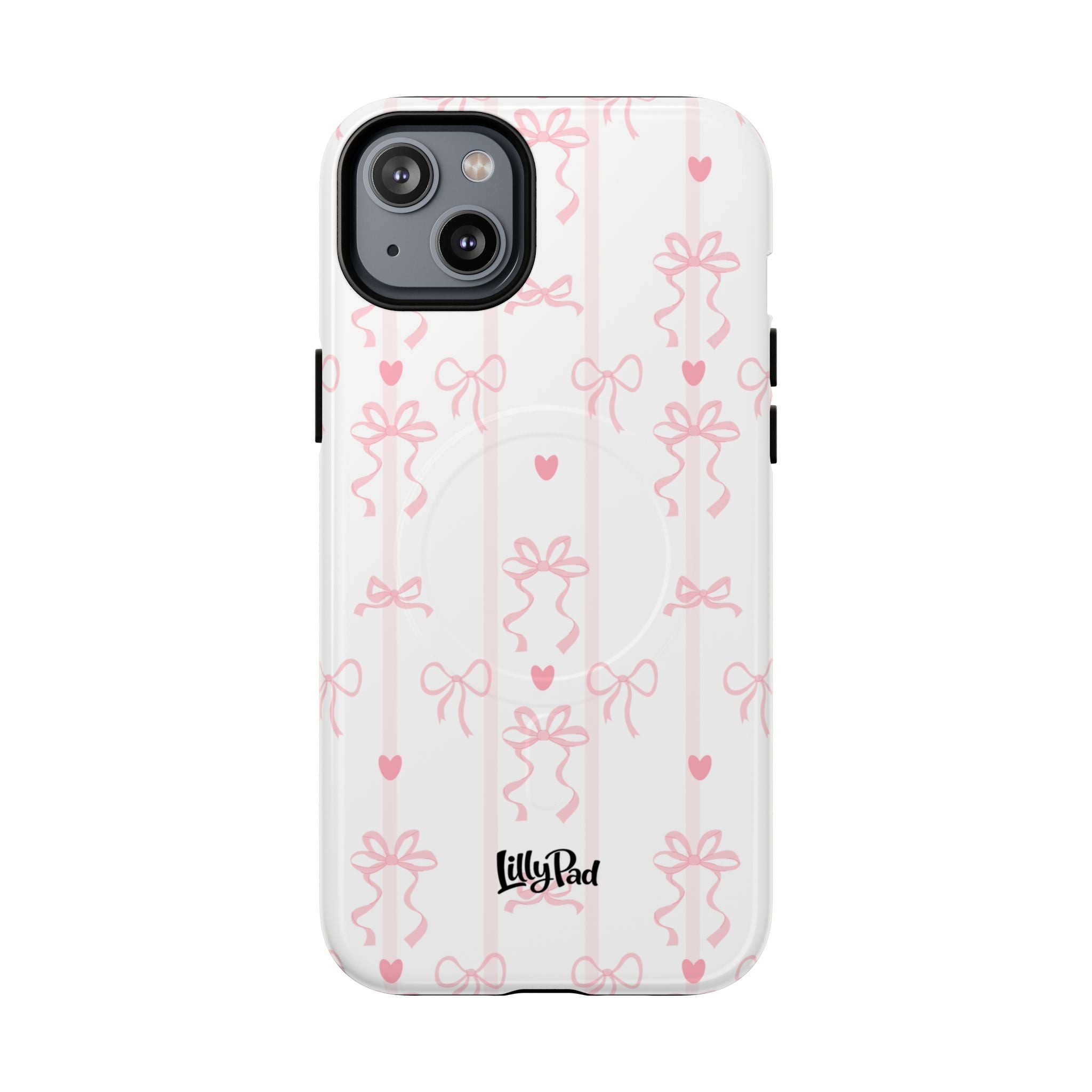 Pink Ribbon Pattern Phone Case | Tough Magnetic Case