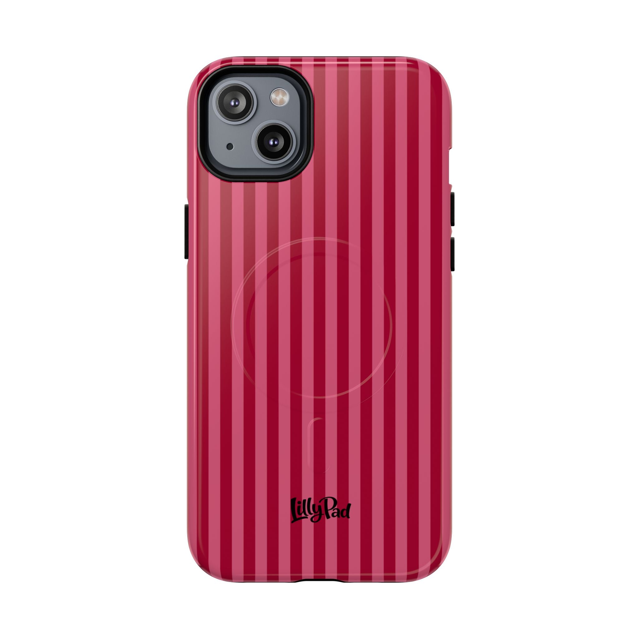 Red Vertical Stripe Phone Case | Tough Magnetic Case