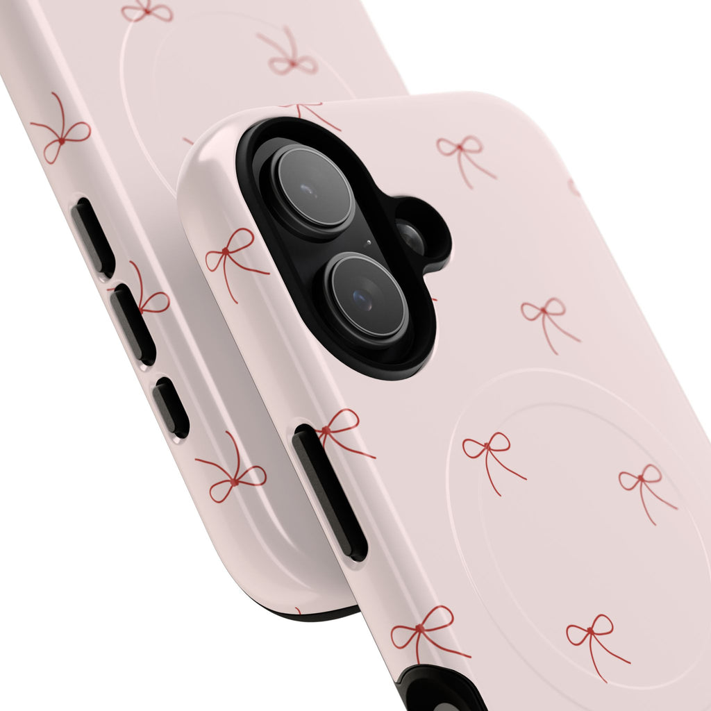 Pink Tiny Bows Phone Case | Tough Magnetic Case