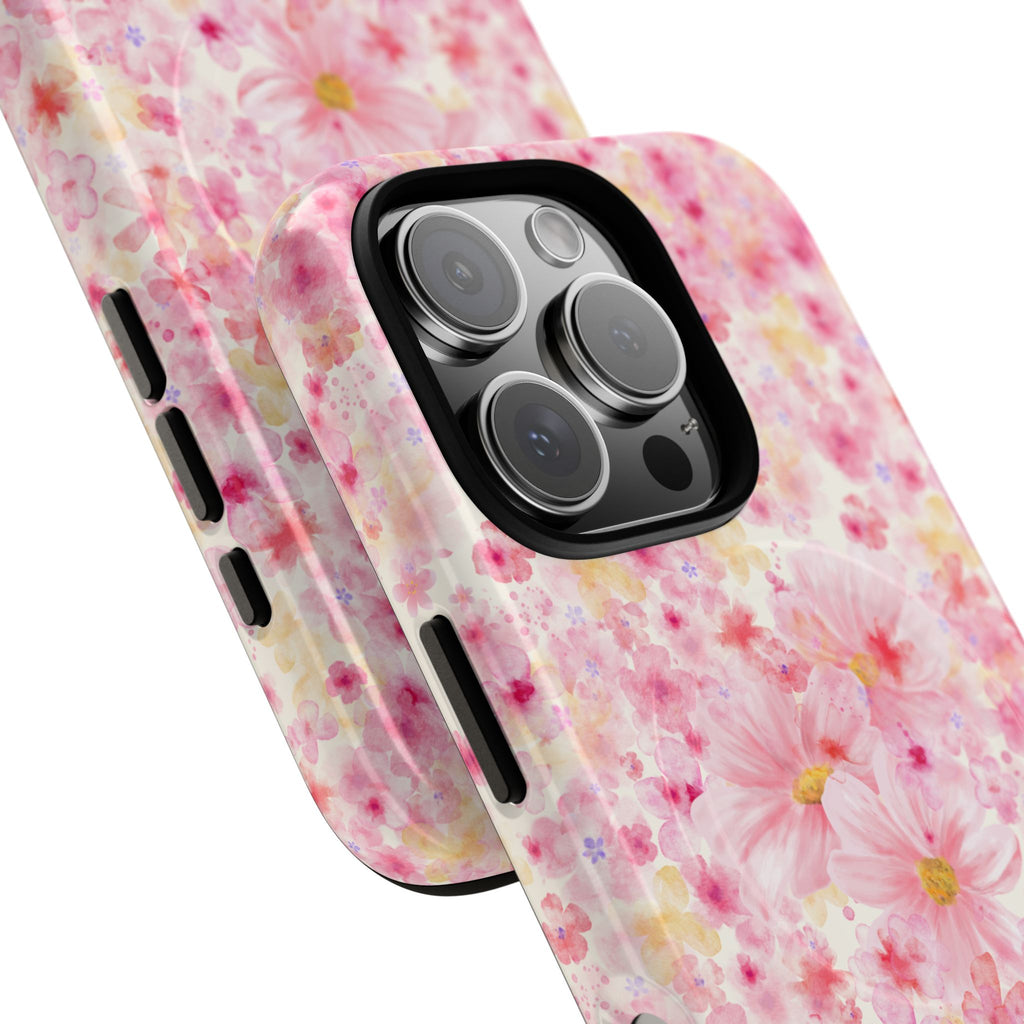 Pink Cherry Blossom Phone Case | Tough Magnetic Case