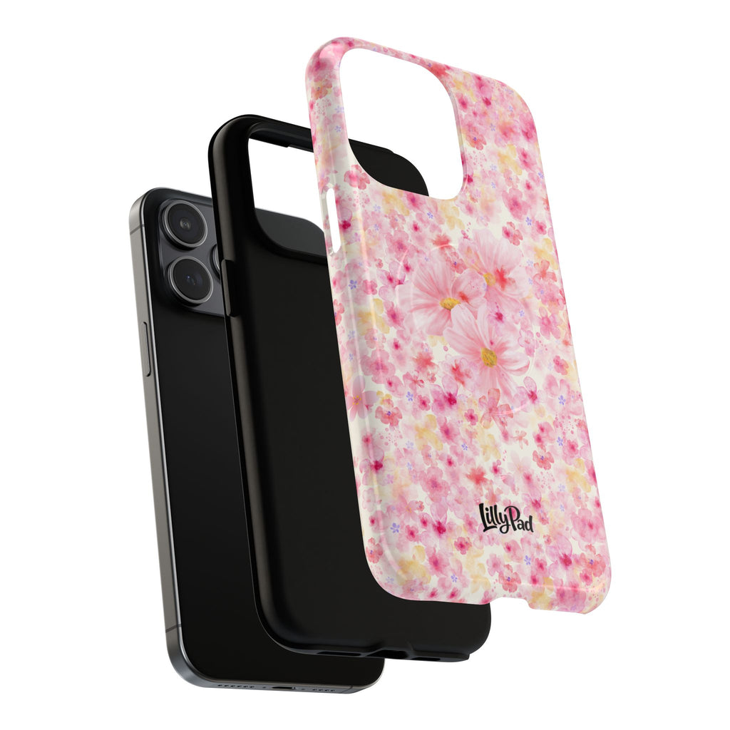 Pink Cherry Blossom Phone Case | Tough Magnetic Case
