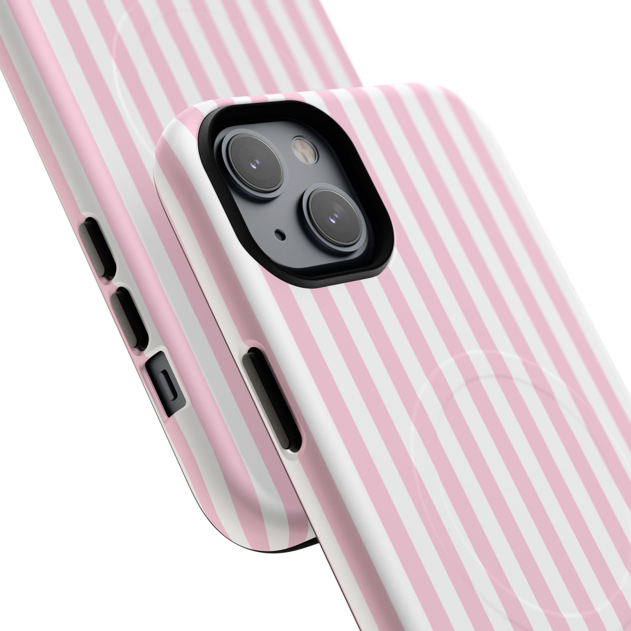 Pink Vertical Stripe phone case | Tough Magnetic Case