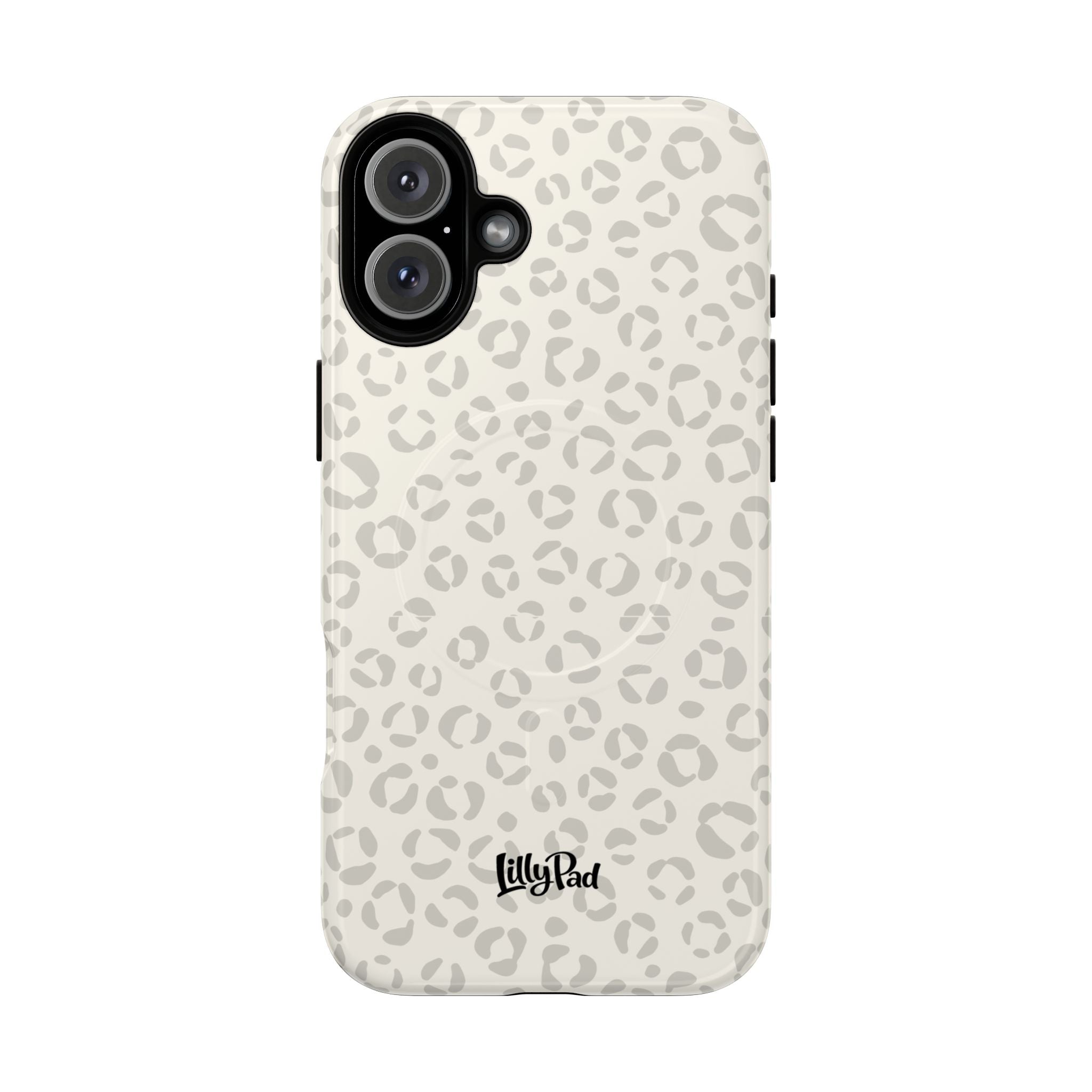 Neutral Leopard Print Tough Magnetic Case | Phone Case, Animal Pattern