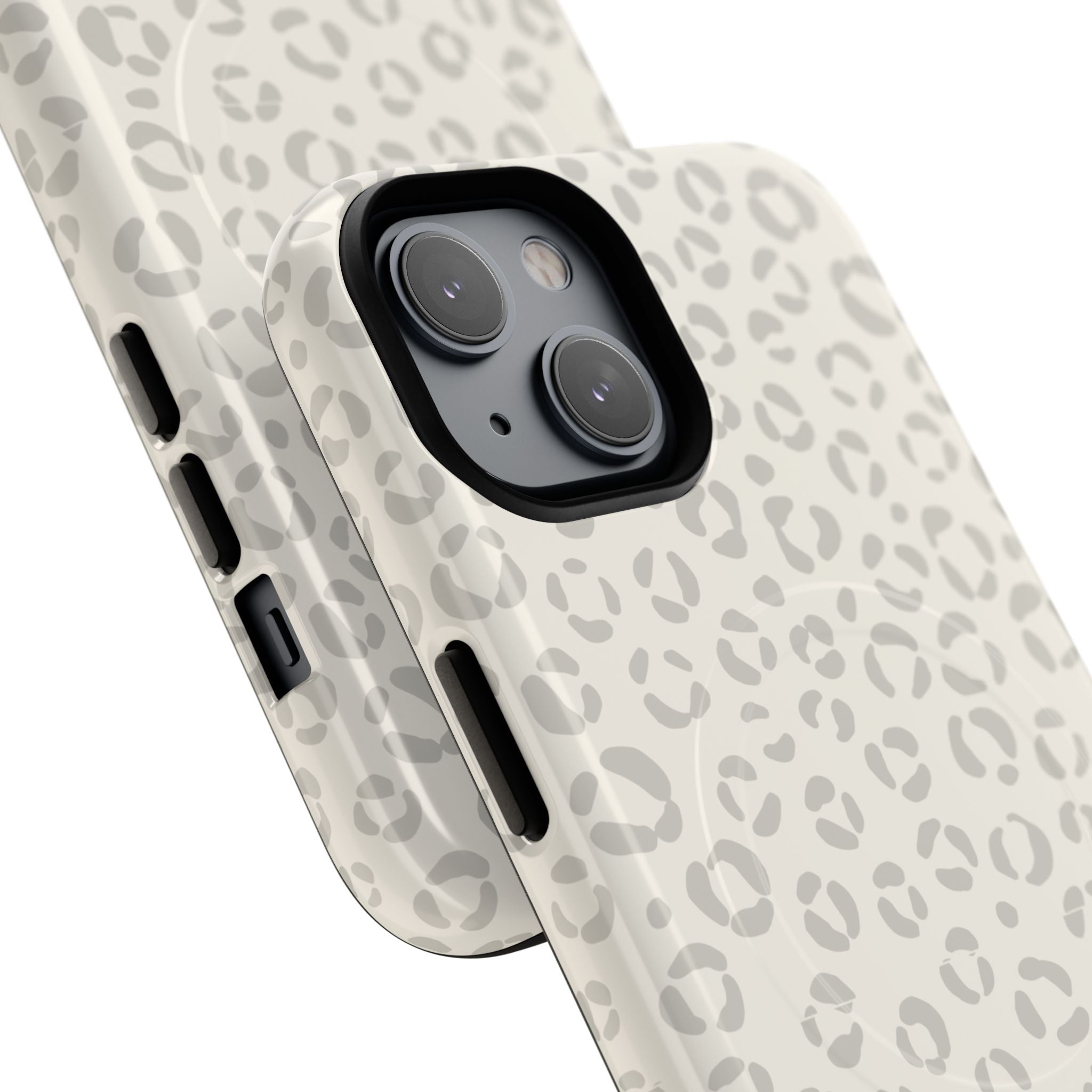 Neutral Leopard Print Tough Magnetic Case | Phone Case, Animal Pattern