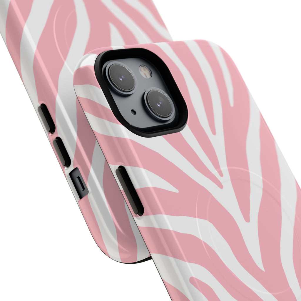 Pink Zebra Print Phone Case | Magnetic Case