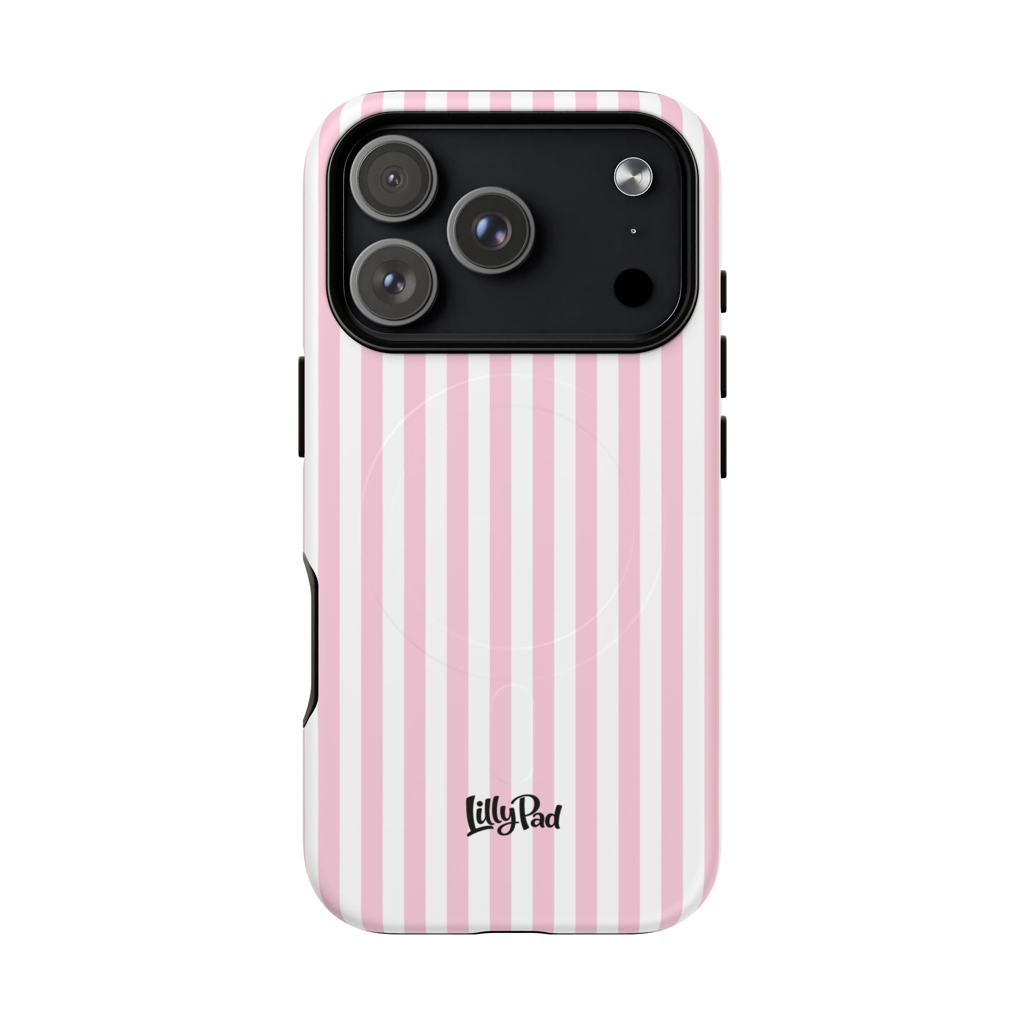 Pink Vertical Stripe phone case | Tough Magnetic Case