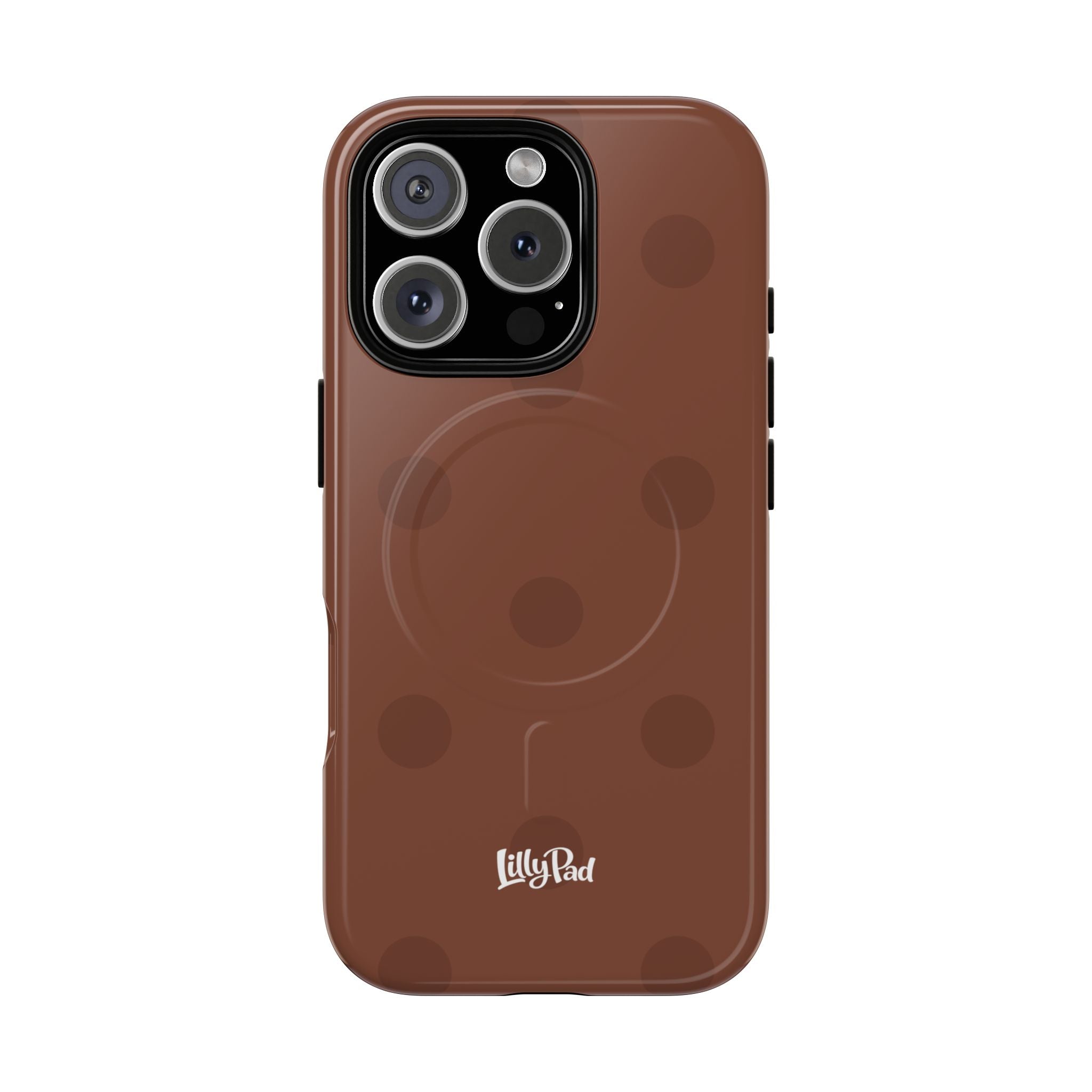 Brown Polka Dot Tough Magnetic Case | Phone Case